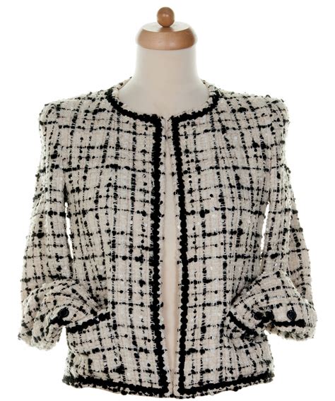 chanel black velvet jacket|Chanel black jacket tweed.